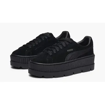 Puma cleated cheap creepers noir