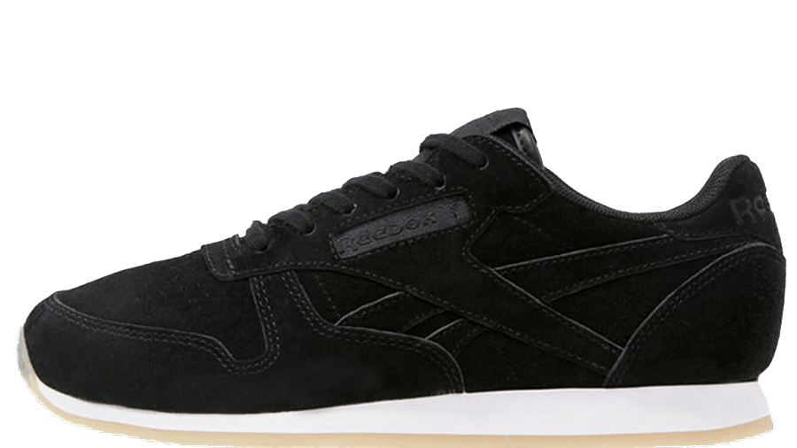 reebok classic black suede