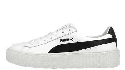 puma fenty white and black