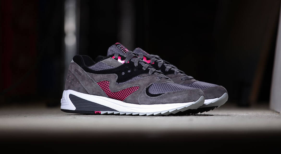 Saucony Grid 8000 Charcoal - Where To 