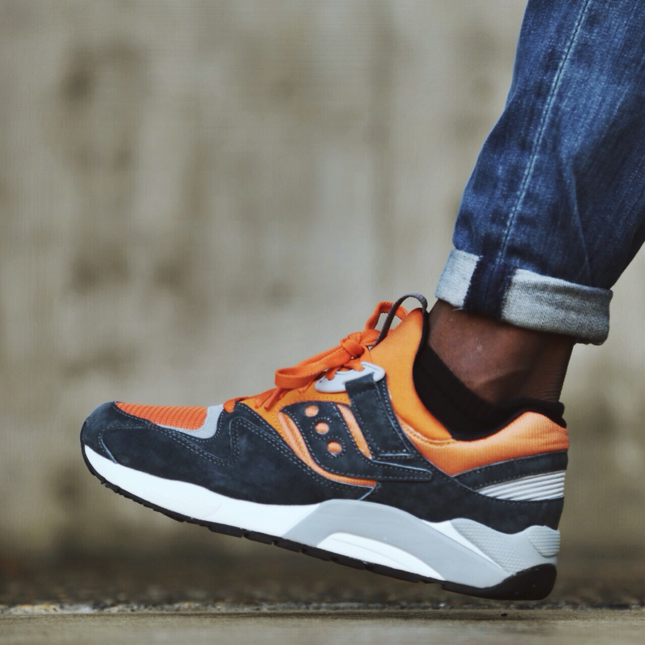 Saucony Grid 9000 Spice Pack Grey 