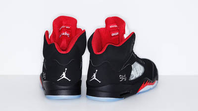 Supreme x Nike Air Jordan 5 Black 