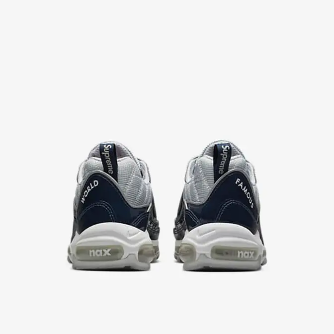 Supreme x Nike Air Max 98 Navy | Where To Buy | 844694-400 | The Sole ...