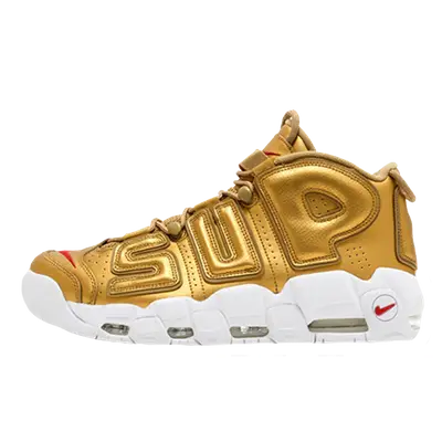 Supreme x Nike Air More Uptempo Suptempo Gold | Where To Buy 