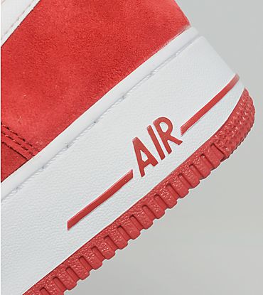 Nike Air Force 1 Low Suede Red