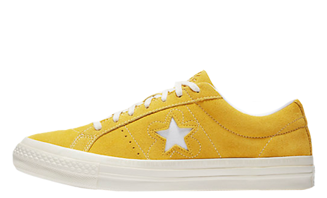 mustard converse one star