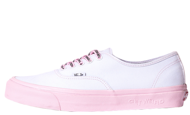 white vans with pink sole