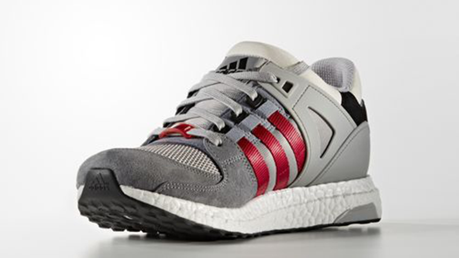 red and grey adidas