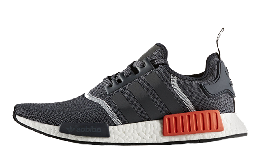 nmd r1 gray red