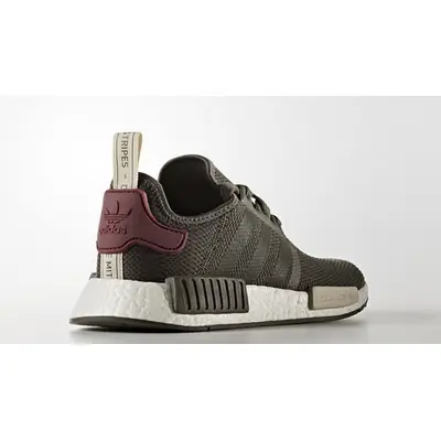 Adidas nmd 2025 green maroon