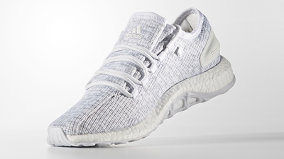 adidas pure boost white grey