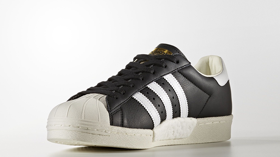adidas superstar black and white