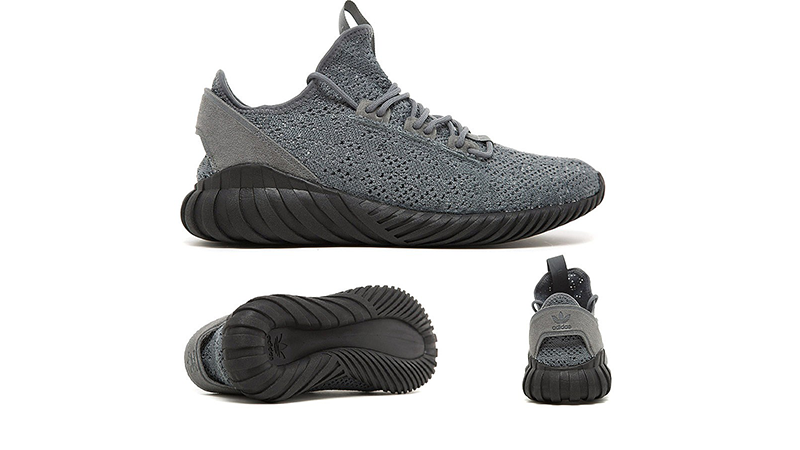 adidas tubular doom sock four grey black