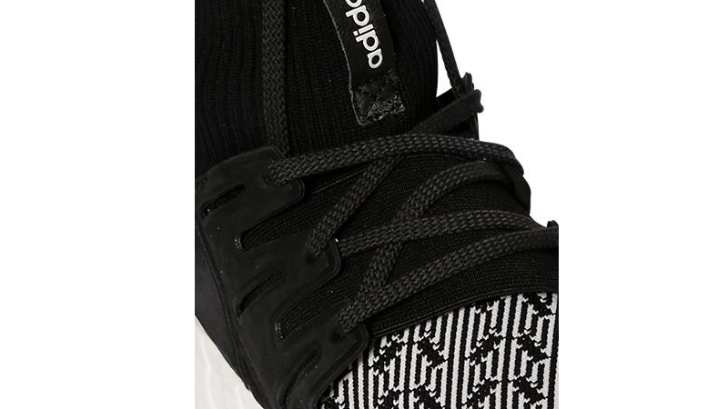 adidas Tubular Printed Primeknit Black White