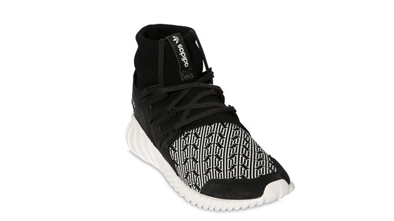 adidas Tubular Printed Primeknit Black White