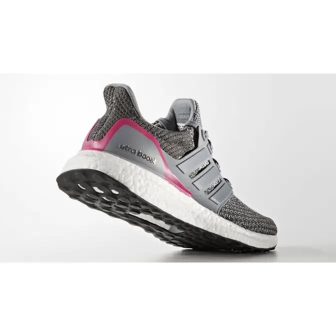 Adidas boost grey and pink best sale