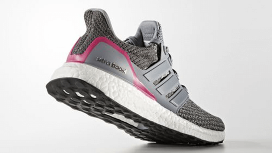 pink and gray ultra boost