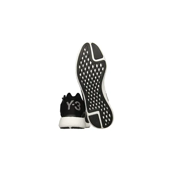 Y3 run boost black 2024 white