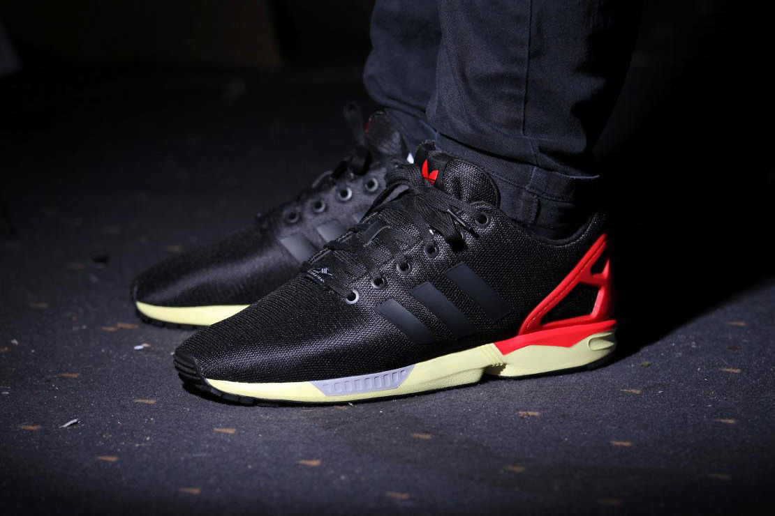 adidas ZX Flux Core Black Red | Where To Buy B34135 | The Sole Supplier