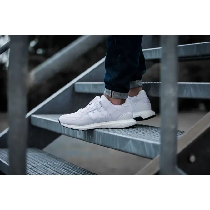 Adidas eqt white on feet best sale