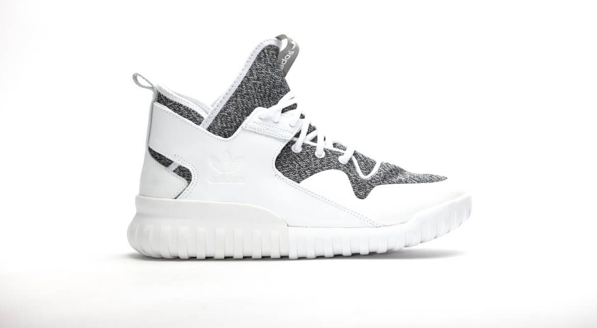 tubular x white grey