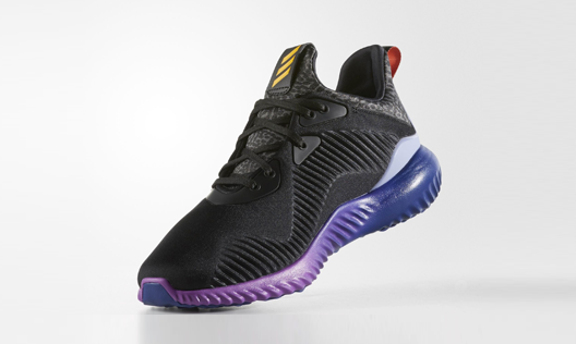 adidas alphabounce purple black