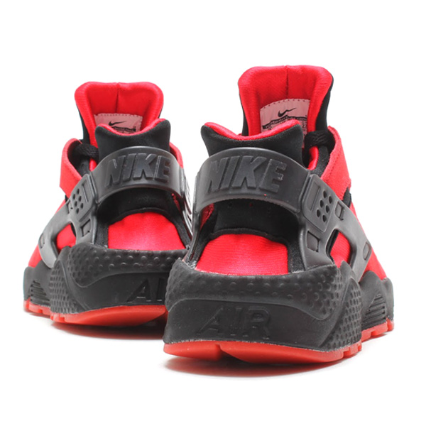 nike huarache red black