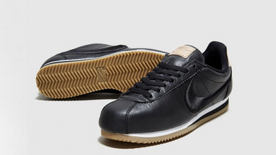 black leather cortez shoes