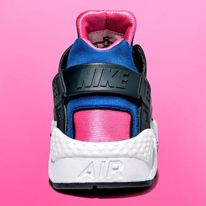 Nike air huarache dark grey magnet hyper cobalt pink best sale