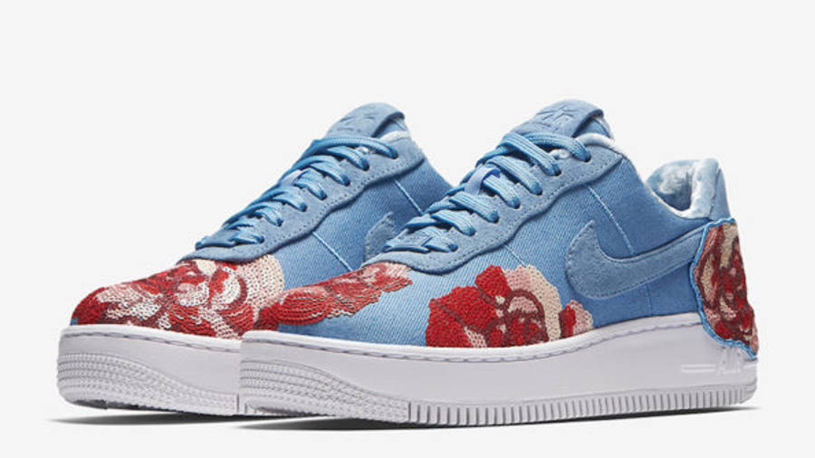 Nike Womens Air Force 1 Upstep Floral 