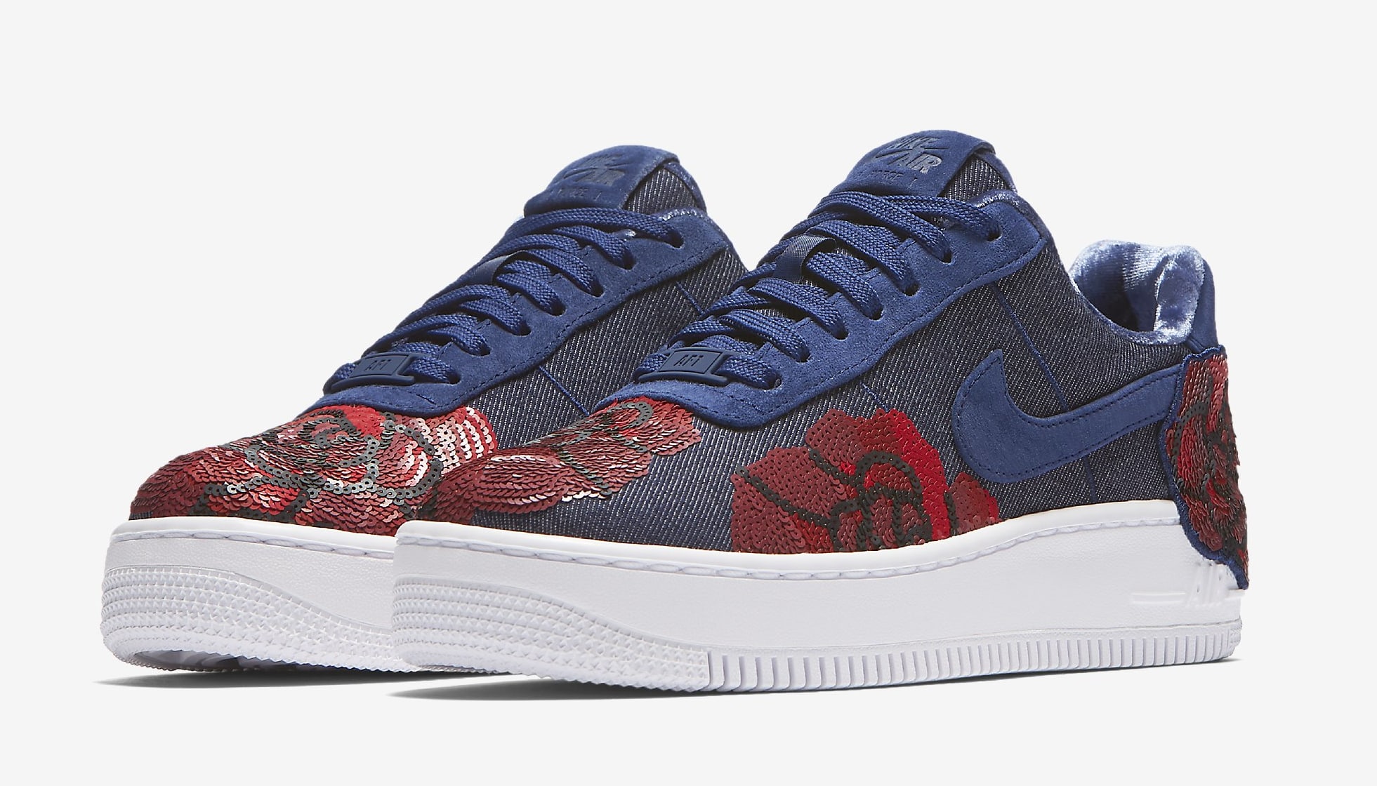 Nike Womens Air Force 1 Upstep Floral 