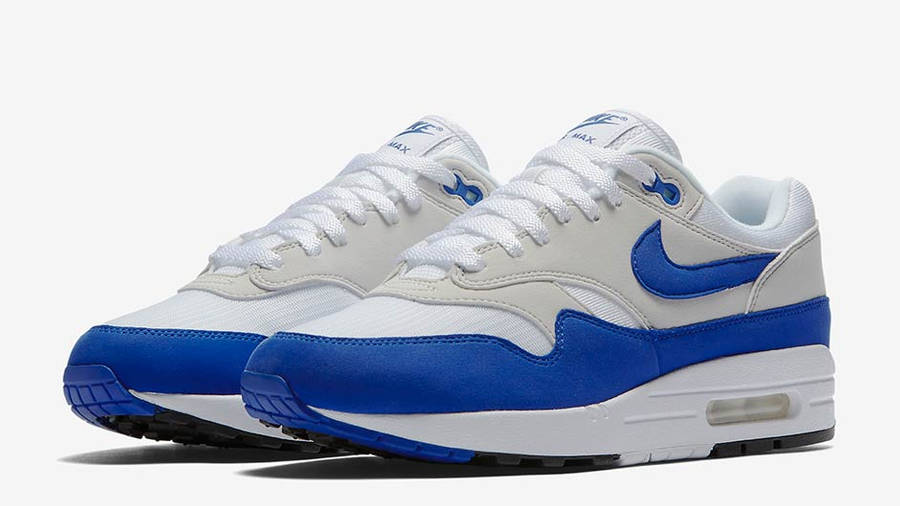 nike air max 1 trainers in blue