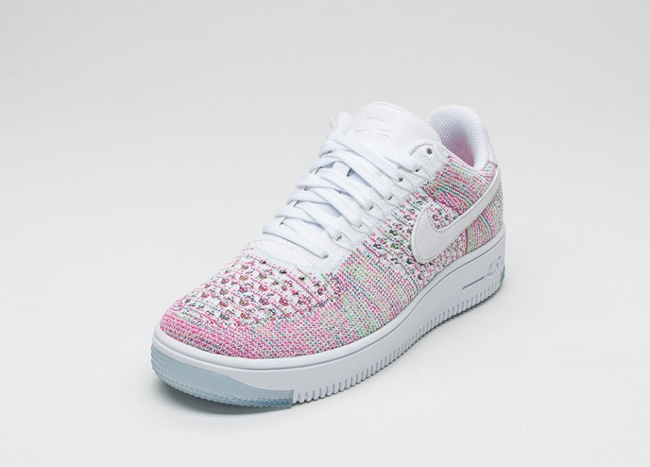 nike air force 1 flyknit pink cheap online