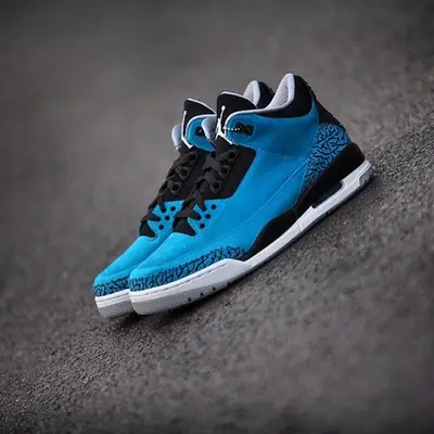 Air jordan 3 clearance retro powder blue