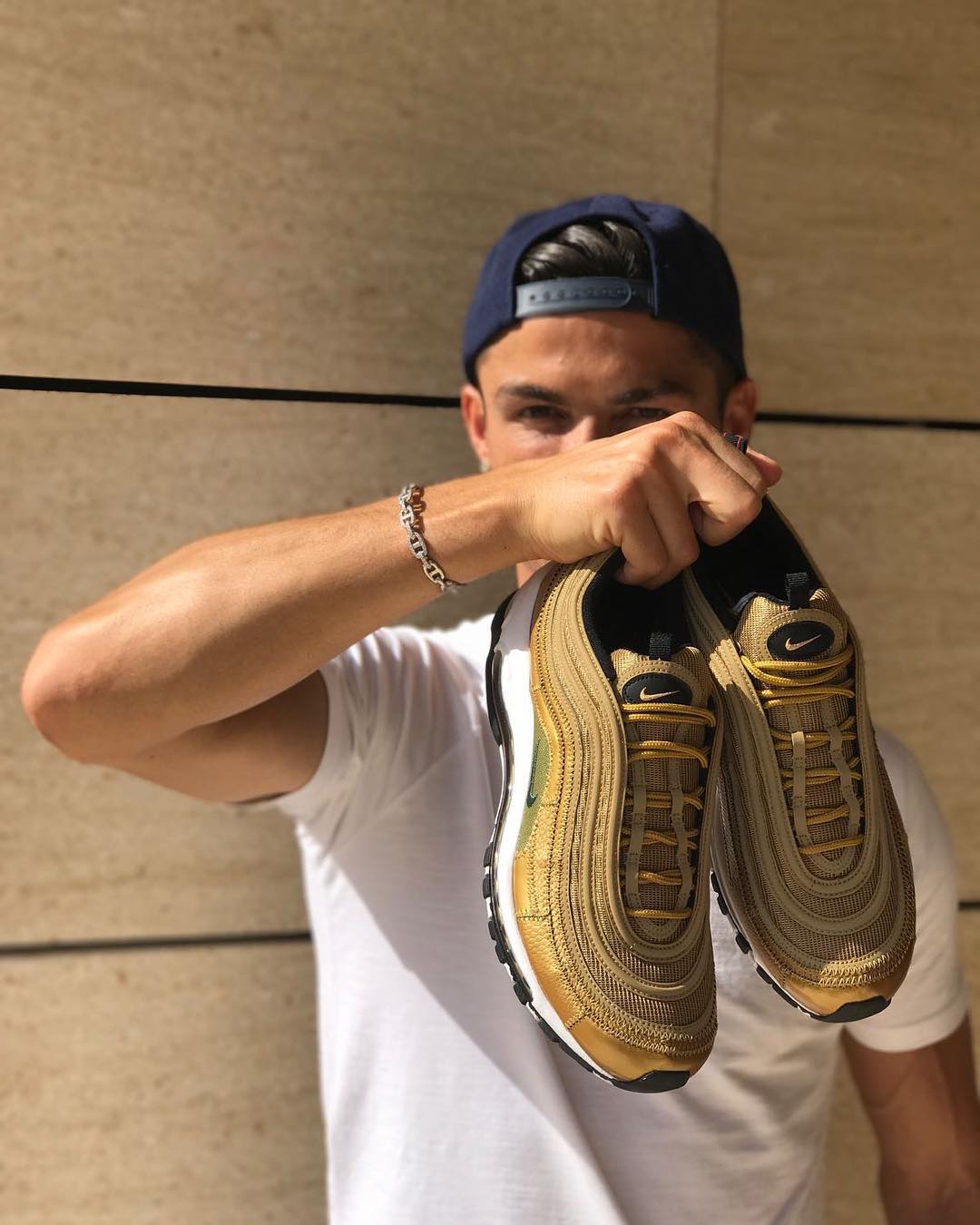 Air max 97 ronaldo gold on sale