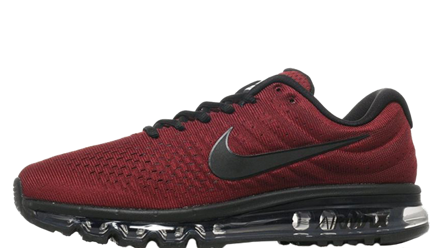nike air max 2017 black and red
