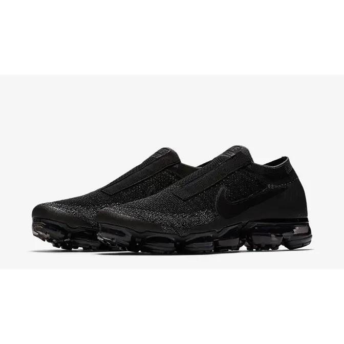 Laceless black sales vapormax