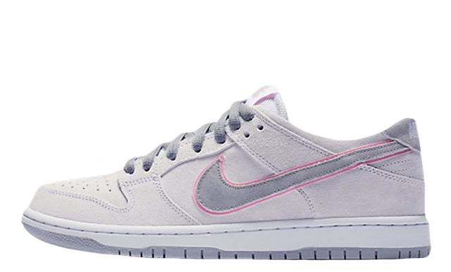 Nike SB Dunk Low Pro x Ishod Pink Silver