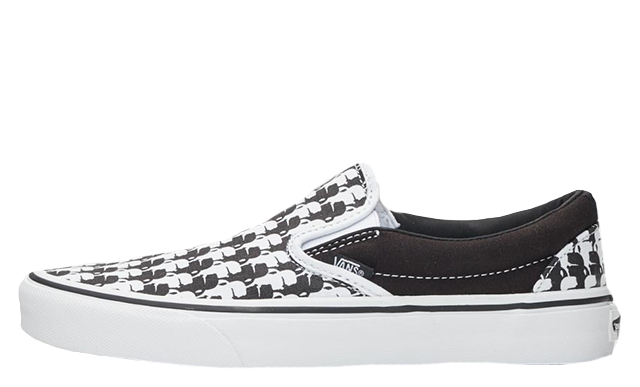 Vans UA Classic Slip-On x Karl Lagerfeld Black White Where To