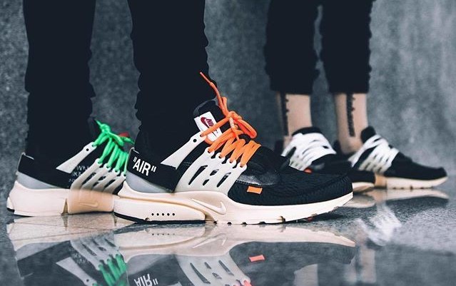 Off white sale prestos laces