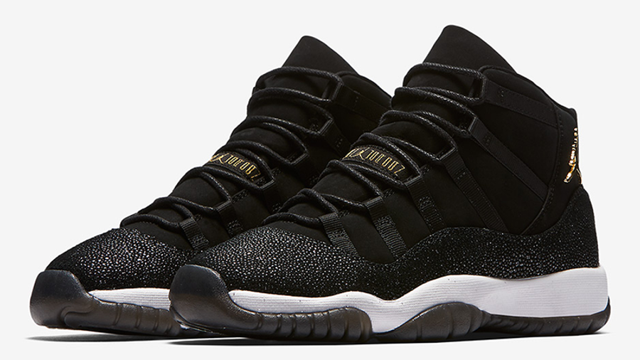 jordan 11 heiress black and gold