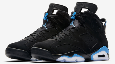 blue and black 6 jordans