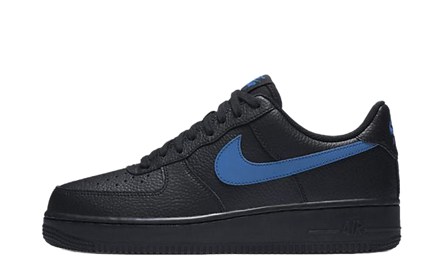 nike air force 1 black and blue high top