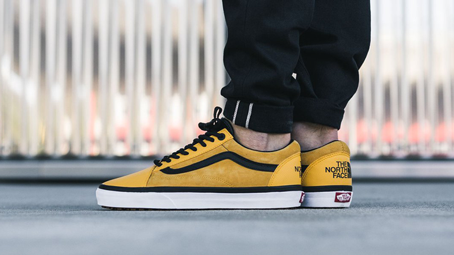 vans north face shoes yellow