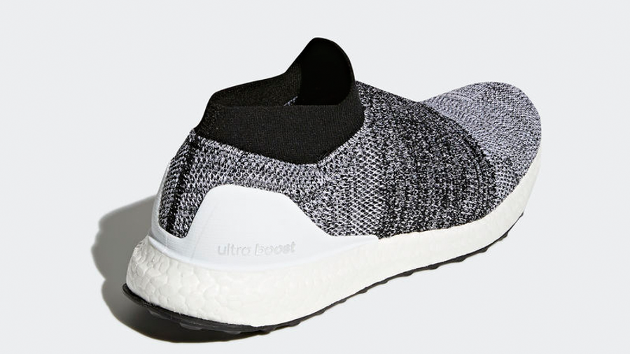 ultra boost laceless black sole