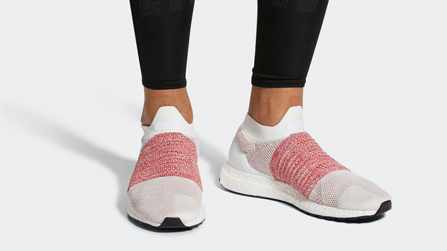 ultra boost laceless trace scarlet