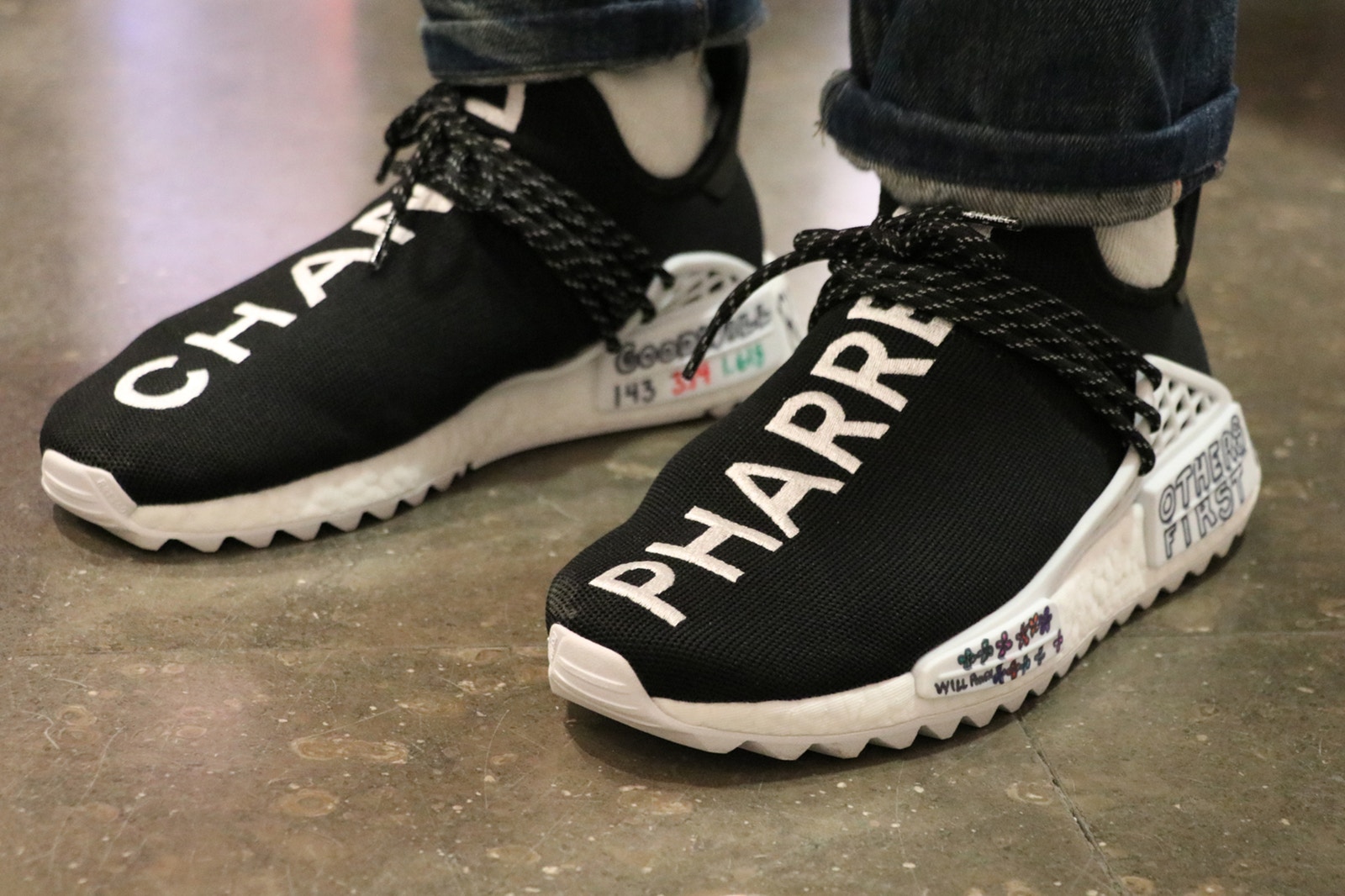 Human fashion race nmd x chanel