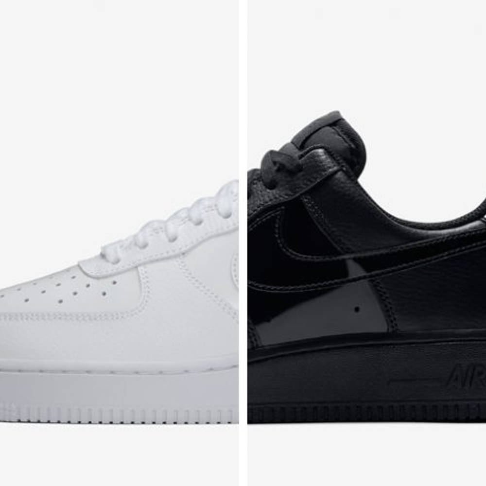 white patent leather air force 1