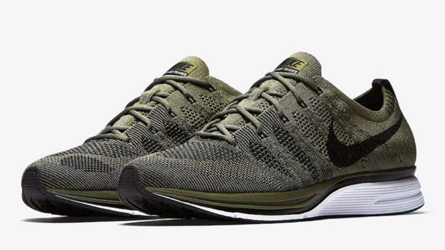 nike flyknit trainer neutral olive