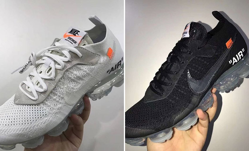 Two Off White x Nike Air VaporMax 2018 